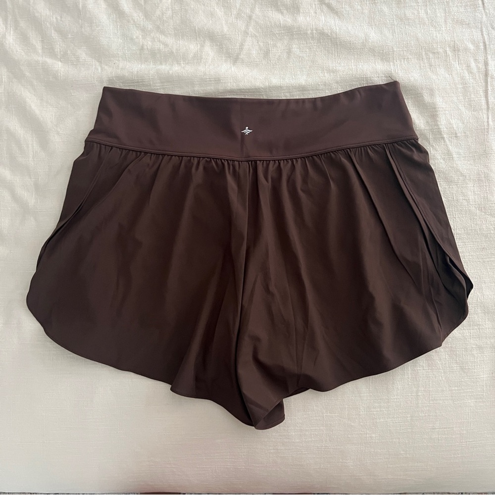 NWT Halara brown shorts - Picture 2 of 4